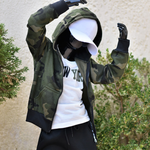 CHILDREN'S SET VARIATION FOR BOY MOHICANS PX-11.KHAKI