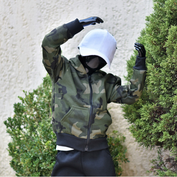 CHILDREN'S SET VARIATION FOR BOY MOHICANS PX-11.KHAKI