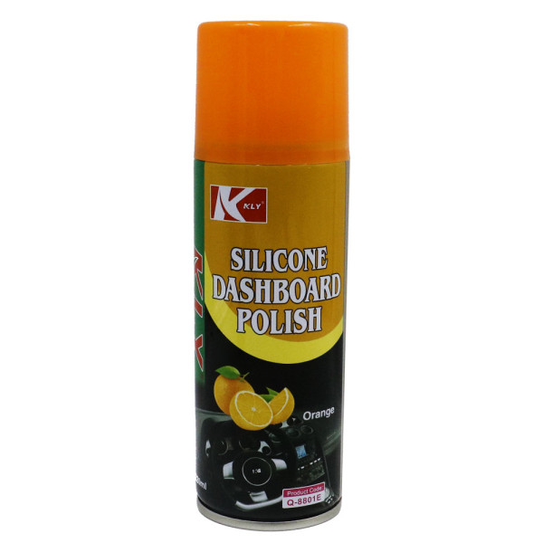 Σπρέι Γυαλίσματος - Προστασίας για Εσωτερικά Πλαστικά - Ταμπλό με Άρωμα Πορτοκάλι 220ml KLY Q-8801E-220