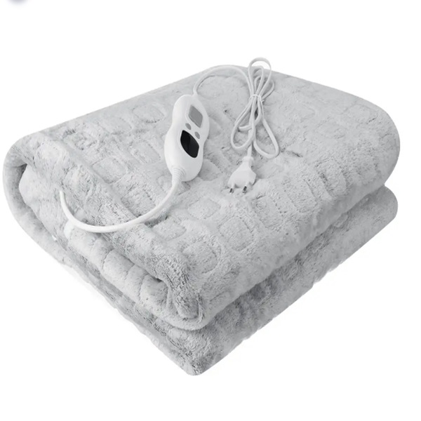 Ηλεκτρική κουβέρτα 150x80 cm 100W QH-006 γκρι