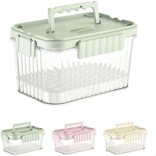 Φορητό κινητό ψυγείο με 1 πιρούνι φρούτων + 1 παγοθήκη 2000ml QH