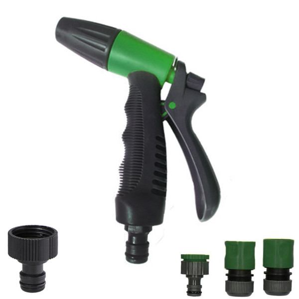 Σετ Πιστόλι Ποτίσματος - Εκτοξευτήρας Νερού για Λάστιχο Κήπου με Ταχυσυνδέσμους 1/2" 5 τμχ 13807-008