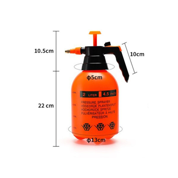 Ψεκαστήρας Προπιέσεως με Χωρητικότητα 2lt Πορτοκαλί