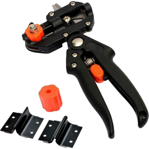 Ψαλίδι Μπολιάσματος - Εμβολιασμού με 3 Διαφορετικές Ανταλλακτικές Κεφαλές 220mm 13807-009