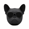 Mini Φορητό Ασύρματο Ηχείο Bluetooth 3W σε Σχήμα Bulldog με Διάρκεια Μπαταρίας έως 4 Ώρες TF/FM 006 Μαύρο