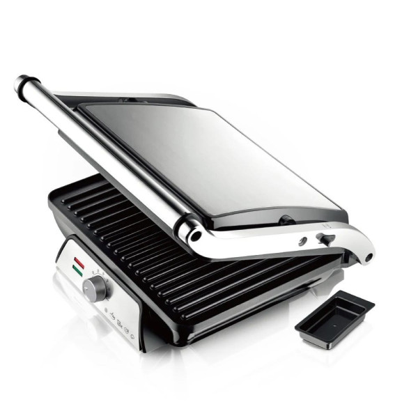 Τοστιέρα για 4 Τοστ & Steak Machine 2000W Raf R-2683 Inox