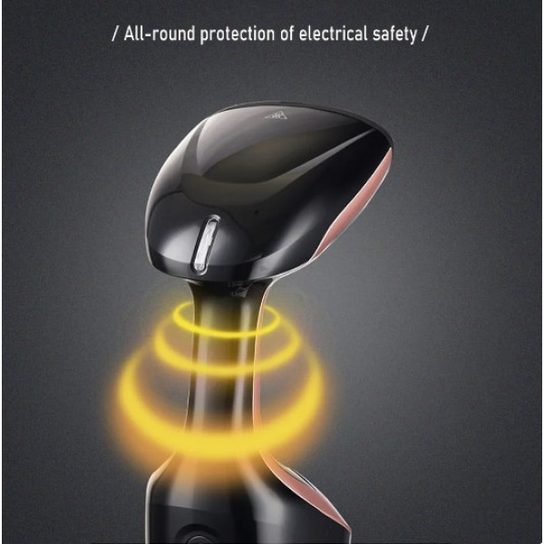 Raf Ατμοκαθαριστής Ρούχων Χειρός 1600W με Δοχείο 300ml R.1158 Μαύρο