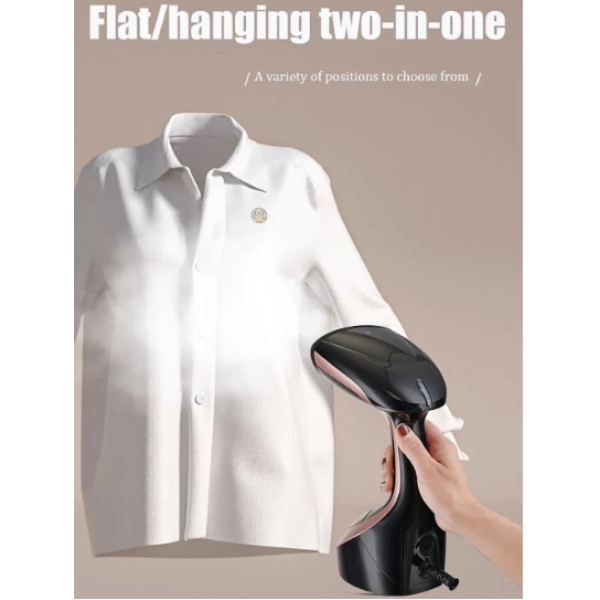 Raf Ατμοκαθαριστής Ρούχων Χειρός 1600W με Δοχείο 300ml R.1158 Μαύρο