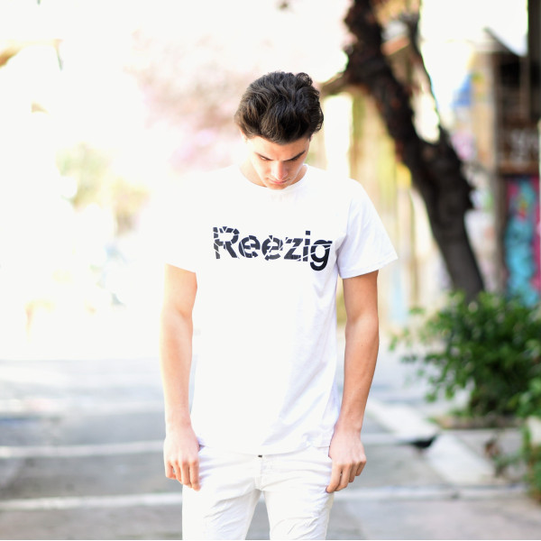 ΑΝΔΡΙΚΗ ΜΠΛΟΥΖΑ T-SHIRT ΛΑΙΜΟΣ ΣΤΑΜΠΑ MOHICANS R20.WHITE