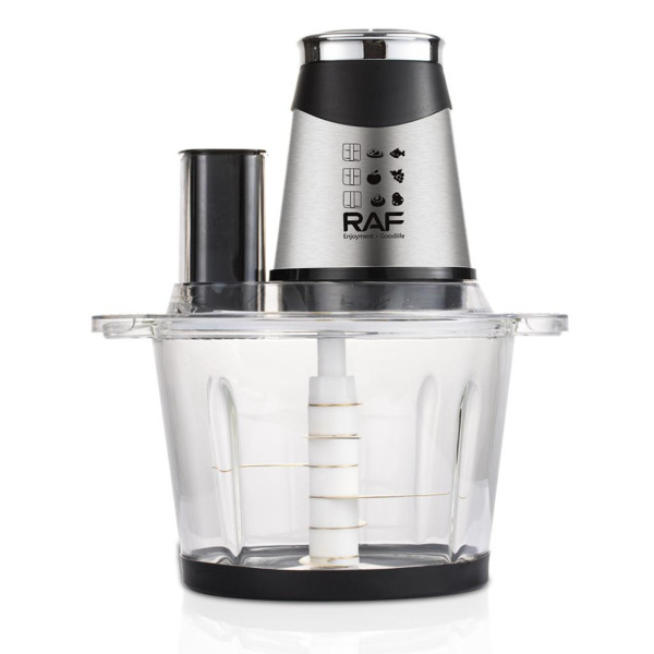 Raf Πολυκόπτης Multi 600W με Δοχείο 3lt Μαύρος R.7058