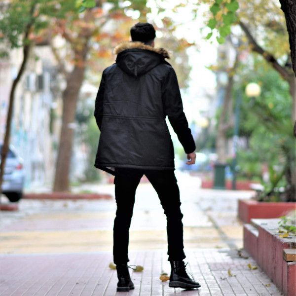 JACKET PARKA MOHICANS 12507 BLACK