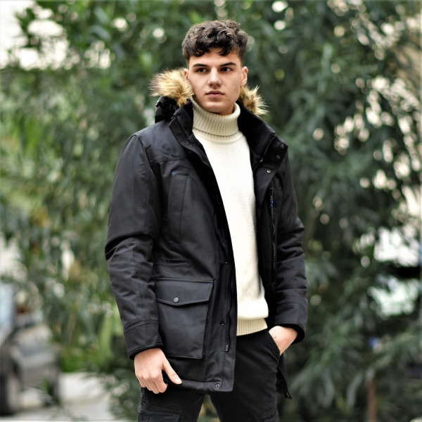 JACKET PARKA MOHICANS 12507 BLACK