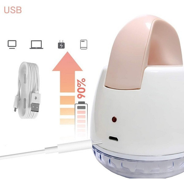 Επαναφορτιζόμενος Αποχνουδωτής Λευκός KEMEI RF-1805