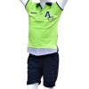 RP-F2132.LIGHT-GREEN CHILDREN'S SET FOR BOY MOHICANS