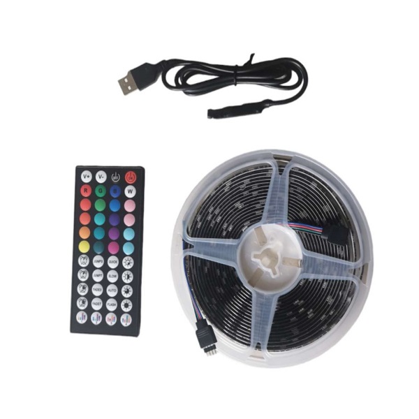 Αδιάβροχη Ταινία LED RGB 5m με Τηλεχειριστήριο RZ-136