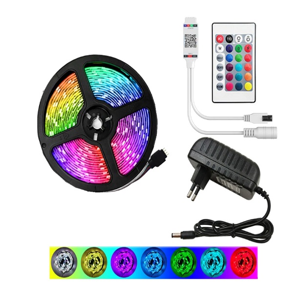 Ταινία LED RGB με κοντρόλ  5 Μέτρα rixme 5050 RZ-138