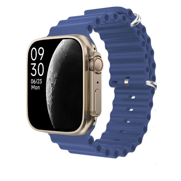 Smartwatch S9 Ultra Οθόνη 49mm Housing HD 2,20 ιντσών Full Touch Bluetooth 5.3 Μπλε