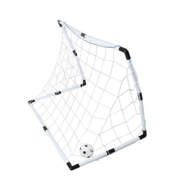 Σετ Τέρματα Ποδοσφαίρου για Παιδιά 79x78x35cm με Δίχτυ, Σκορ, Μπάλα, Σφυρίχτρα και Τρόμπα 2 τμχ JB8883B