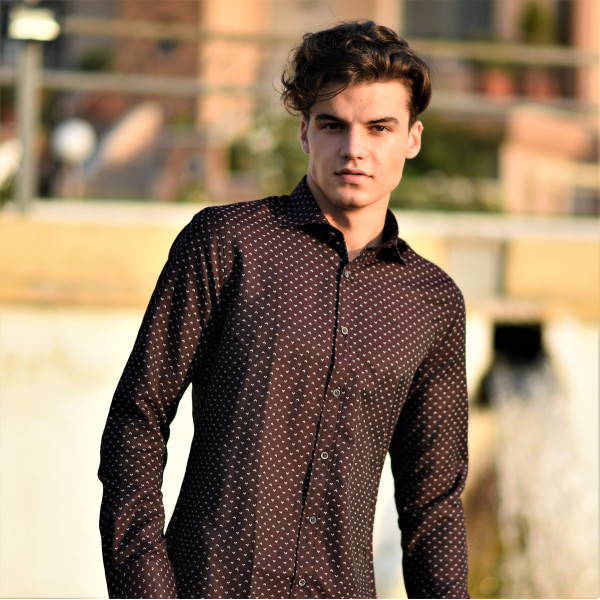 ΑΝΔΡΙΚΟ ΠΟΥΚΑΜΙΣΟ MOHICANS SH052 ΜΠΟΡΝΤΟ