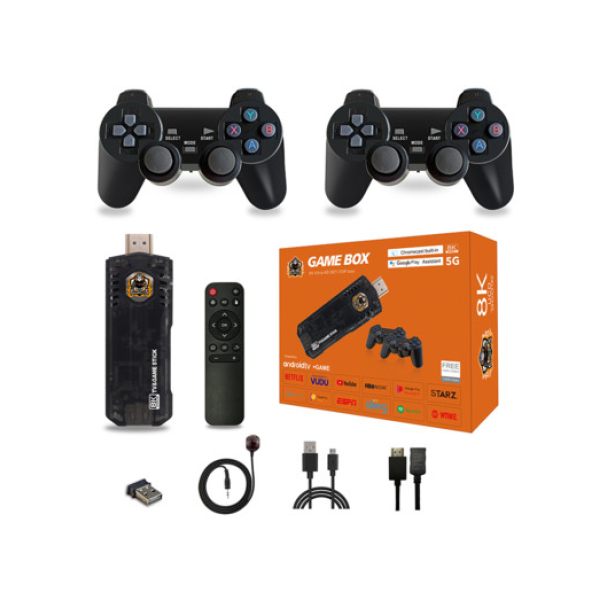Κονσόλα παιχνιδιών με 3000+/10000+ παιχνίδια για Android, TV & PS1 με διπλό σύστημα SK006 Μαύρο