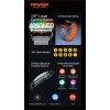 Smartwatch Amaya Pro Amoled ASW-07 Γκρι/Πορτοκαλί