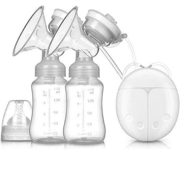 Αυτόματο Ηλεκτρικό Διπλό Θήλαστρο Μπαταρίας και Ρεύματος Χωρίς BPA SN23521-113 Λευκό