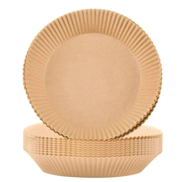 Αντικολλητικό Χαρτί 16cmx4.5cm για Air Fryer 50τμχ Καφέ