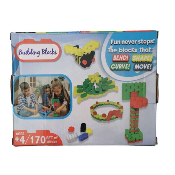 Σετ κατασκευής τουβλάκια για παιδιά με 170 τεμάχια SN23521-86