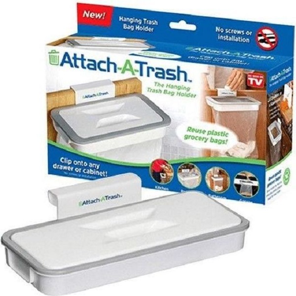 Βάση Στήριξης Attach-A-Trash για Σακούλα Πλαστική SN23521-89 Λευκό