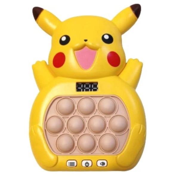 Speed Push Pokémon Pikachu Παιχνίδι Pop It Ηλεκτρονικό Αντιστρές Παιχνίδι 999-2A Κίτρινο