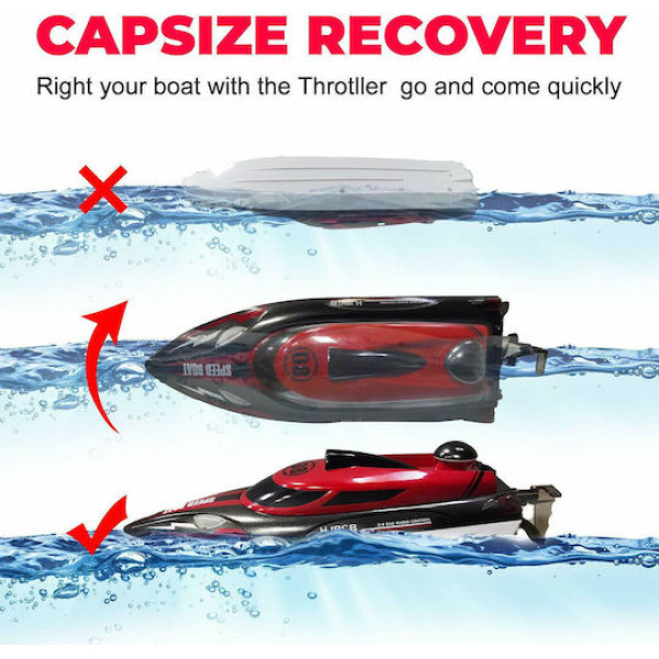 Speedboat HJ808 Τηλεκατευθυνόμενο Σκάφος 14+ HJ-808 Κόκκινο