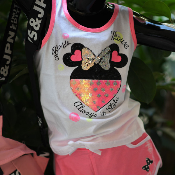 ΠΑΙΔΙΚΟ ΣΕΤ ΓΙΑ ΚΟΡΙΤΣΙ MICKEY MOHICANS SR-069.PINK