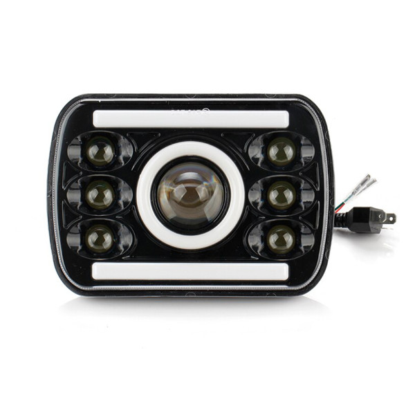 LED Αδιάβροχος Προβολέας Αυτοκινήτου 12-24V με Βύσμα H4 Ψυχρό Λευκό - Πορτοκαλί