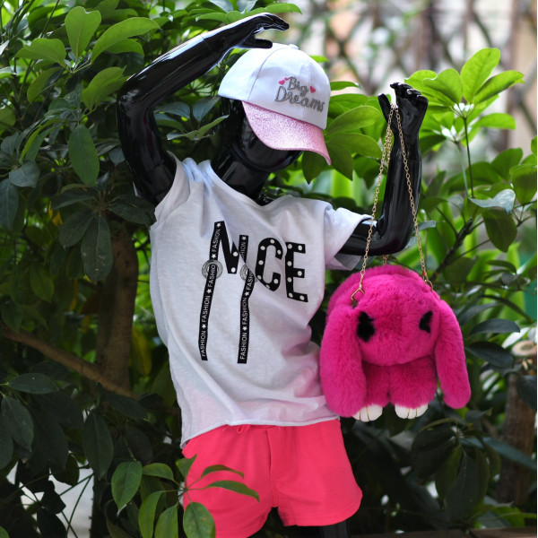 CHILDREN'S HAT JOCKEY MOHICANS 20511.WHITE