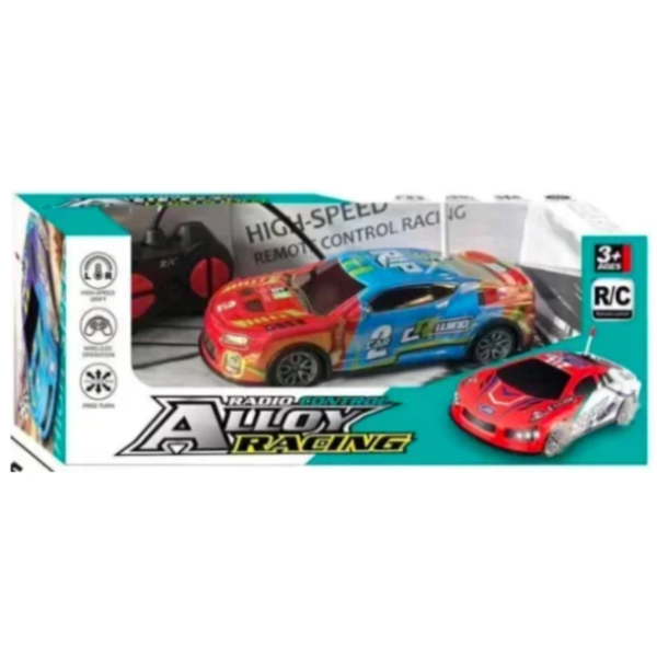 Τηλεκατευθυνόμενο Αγωνιστικό Αυτοκίνητο με Φως & Χειριστήριο 918-61A Κόκκινο Μπλε