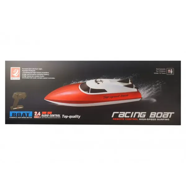 Τηλεκατευθυνόμενο Σκάφος Υψηλών Ταχυτήτων 2.4 Ghz 25km/h που Δεν Τουμπάρει με Τηλεχειριστήριο - N Racing Boat