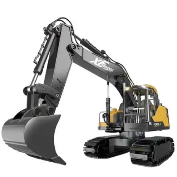 Τηλεκατευθυνόμενος RC Εκσκαφέας με ερπύστριες & Χειριστήριο 789-413A Κίτρινο