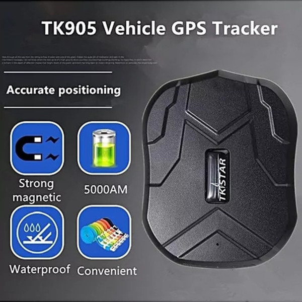 Tkstar GPS Tracker TK905B GSM / LBS για Φορτηγά / Αυτοκίνητα / Μηχανές Αδιάβροχο IP65