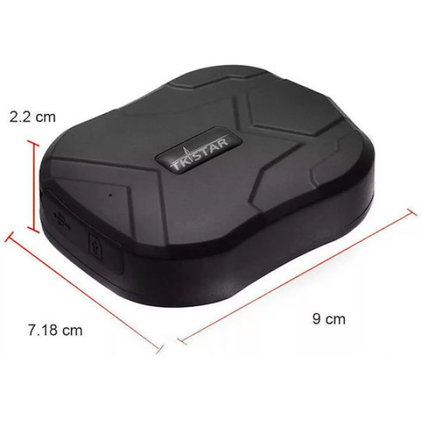 Tkstar GPS Tracker TK905B GSM / LBS για Φορτηγά / Αυτοκίνητα / Μηχανές Αδιάβροχο IP65