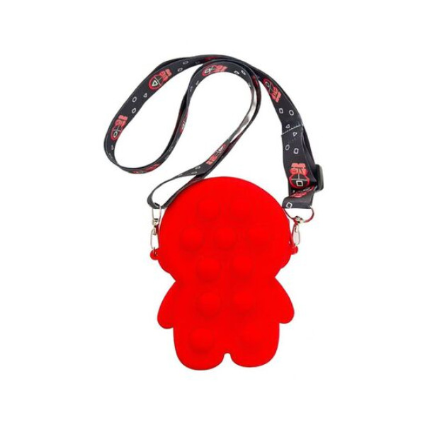 Τσαντάκι Pop It “Squid Game C02G0190463 Κόκκινο