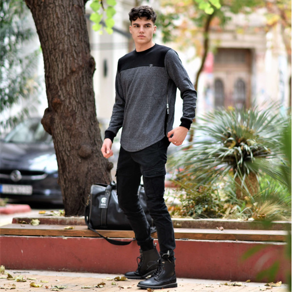 CREW NECK SWEATSHIRT MOHICANS 321 GRAY