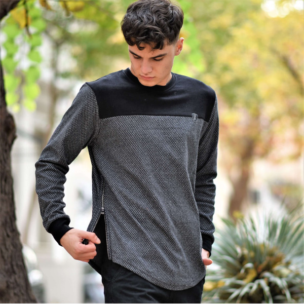 CREW NECK SWEATSHIRT MOHICANS 321 GRAY