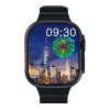 Ultra 9 Max smartwatch 2,2 ιντσών amoled Οθόνη Bluetooth Κλήση καρδιακού ρυθμού αρτηριακή πίεση μαύρο