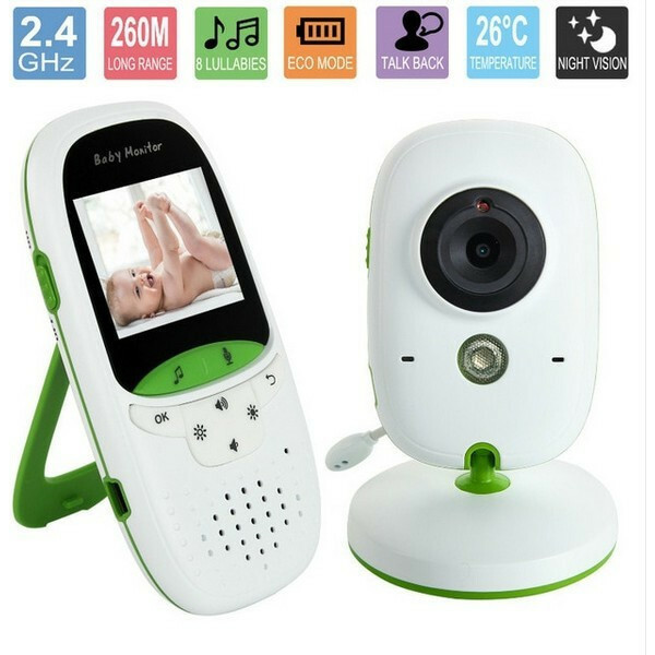 ΑΣΥΡΜΑΤΗ ΕΝΔΟΕΠΙΚΟΙΝΩΝΙΑ ΜΩΡΟΥ ΜΕ ΚΑΜΕΡΑ & ΟΘΟΝΗ 2¨ ΜΕ ΑΜΦΙΔΡΟΜΗ ΕΠΙΚΟΙΝΟΝΙΑ & ΝΑΝΟΥΡΙΣΜΑ VB602 ΛΕΥΚΟ