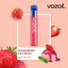 Vozol Neon 800 Strawberry Ice Cream Ηλεκτρονικό Τσιγάρο μιας Χρήσης 800 Εισπνοών 2ml 20mg