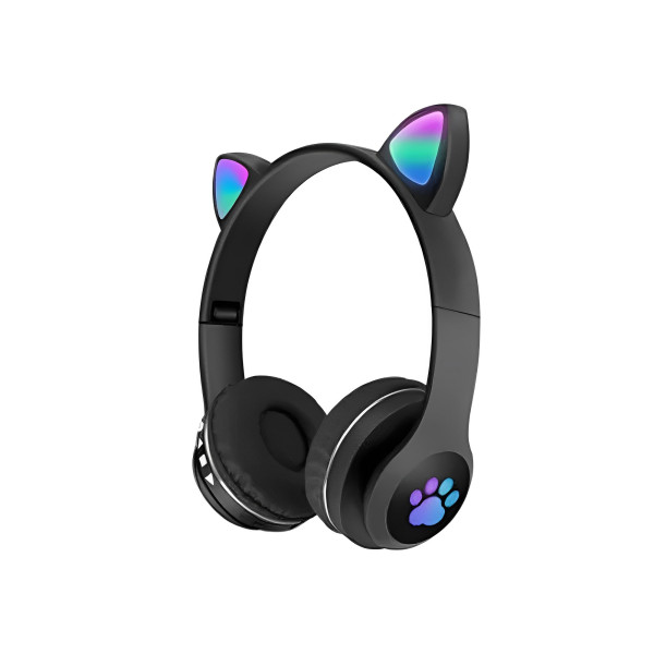 Ασύρματα/Ενσύρματα Παιδικά Ακουστικά Bluetoth - FM - AUX - MicroSD On Ear VZV-28M-BL Μαύρα