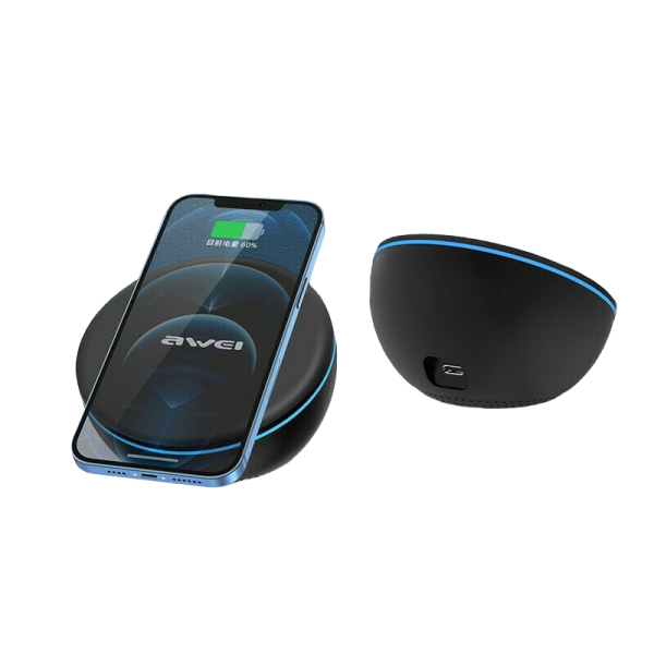 WIRELESS CHARGER AWEI QI PAD QUICK CHARGE 3.0 W11 BLACK