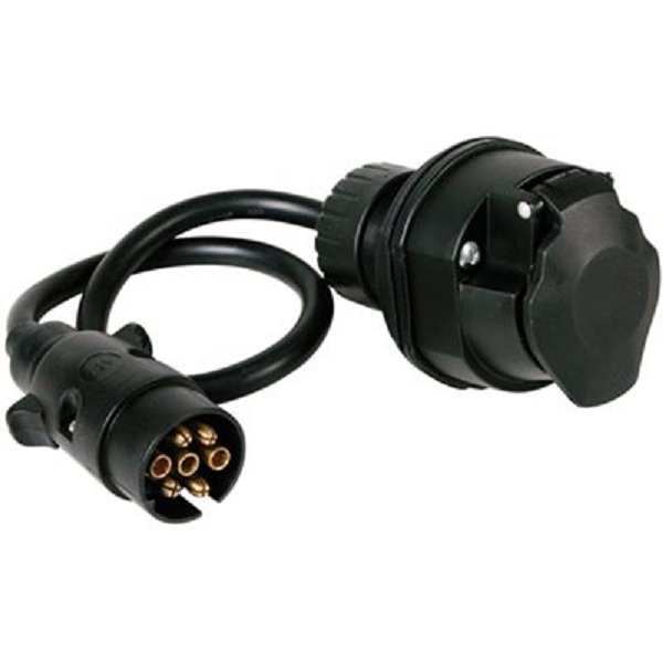 Αντάπτορας Κοτσαδόρου 7 - 13 Φις με καλώδιο 40 εκ. W16752