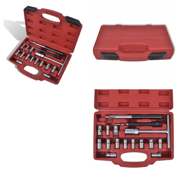 Σετ Καθαρισμού Έδρας Μπεκ Ψεκασμού Diesel 17 Τεμ. w16822