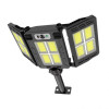 Solar Street Light Cold White 6500K with Motion Sensor and Remote Control W786-6 Black